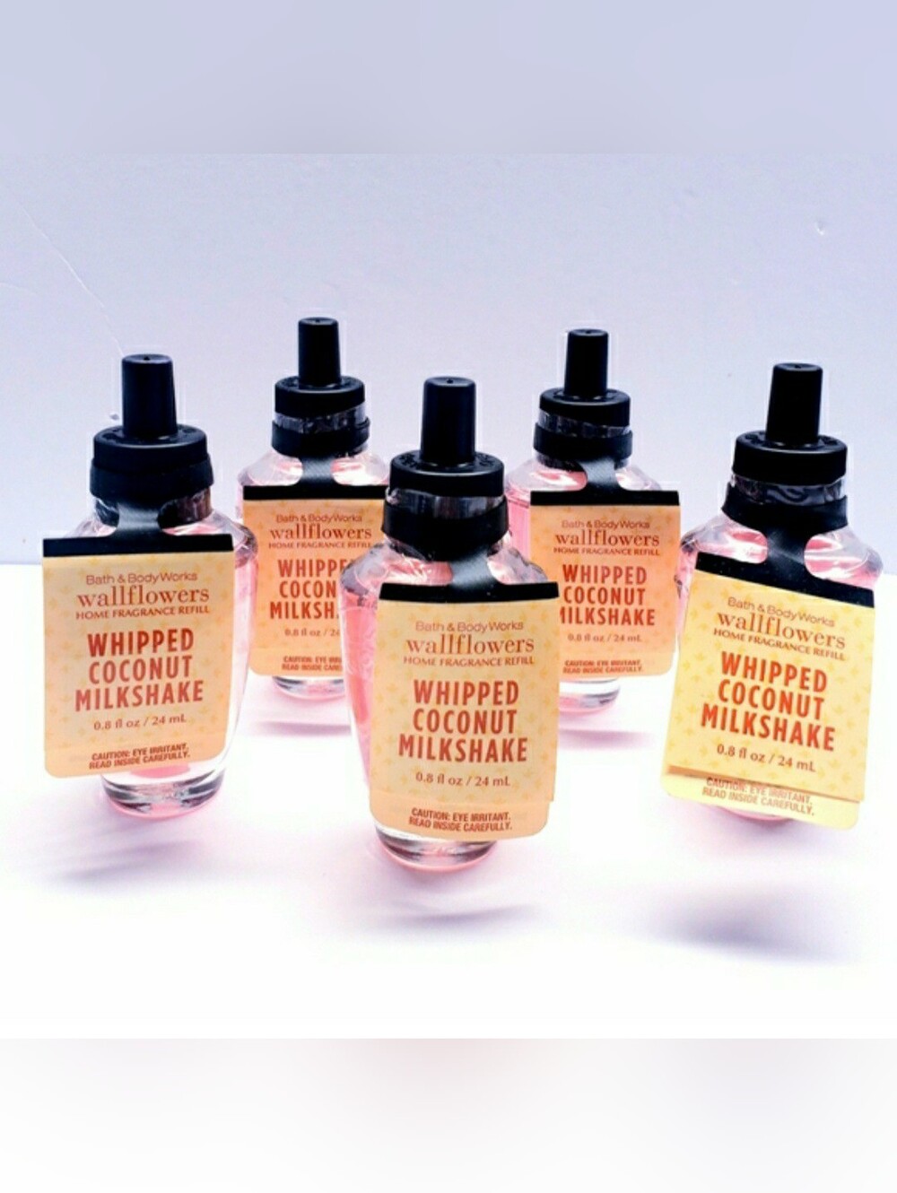 Bath & Body Works WHIPPED COCONUT MILKSHAKE Wallflowers Home Refill (5 pcs)